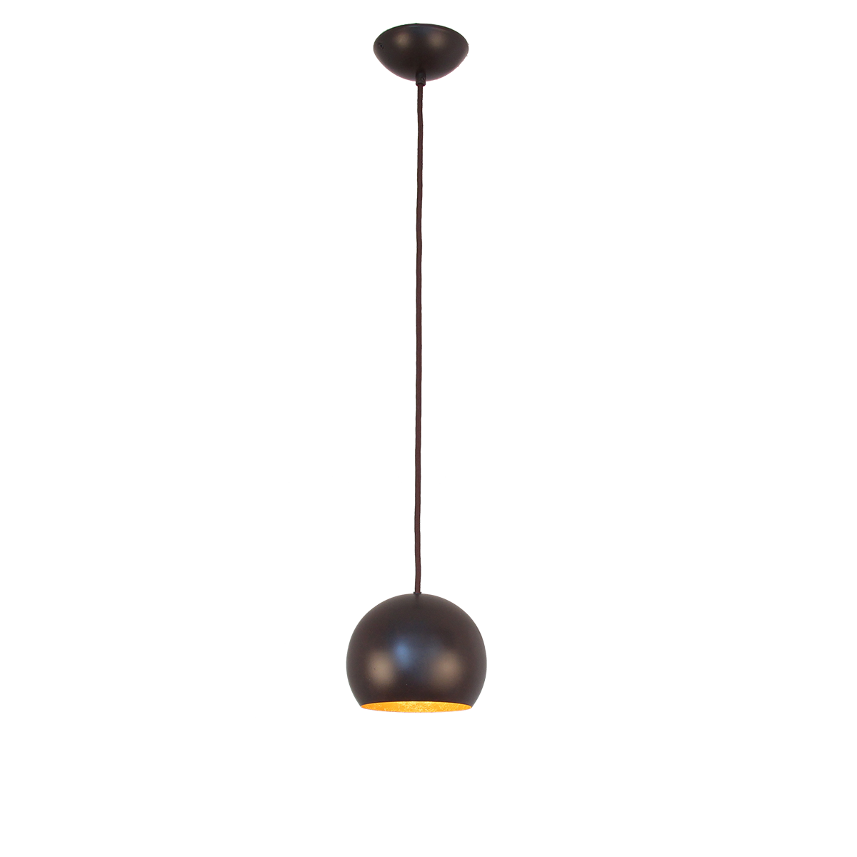 Solo Pendel Form Kugel D=12cm,1 x E27, Farb Auswahl möglich, mit Textilkabel