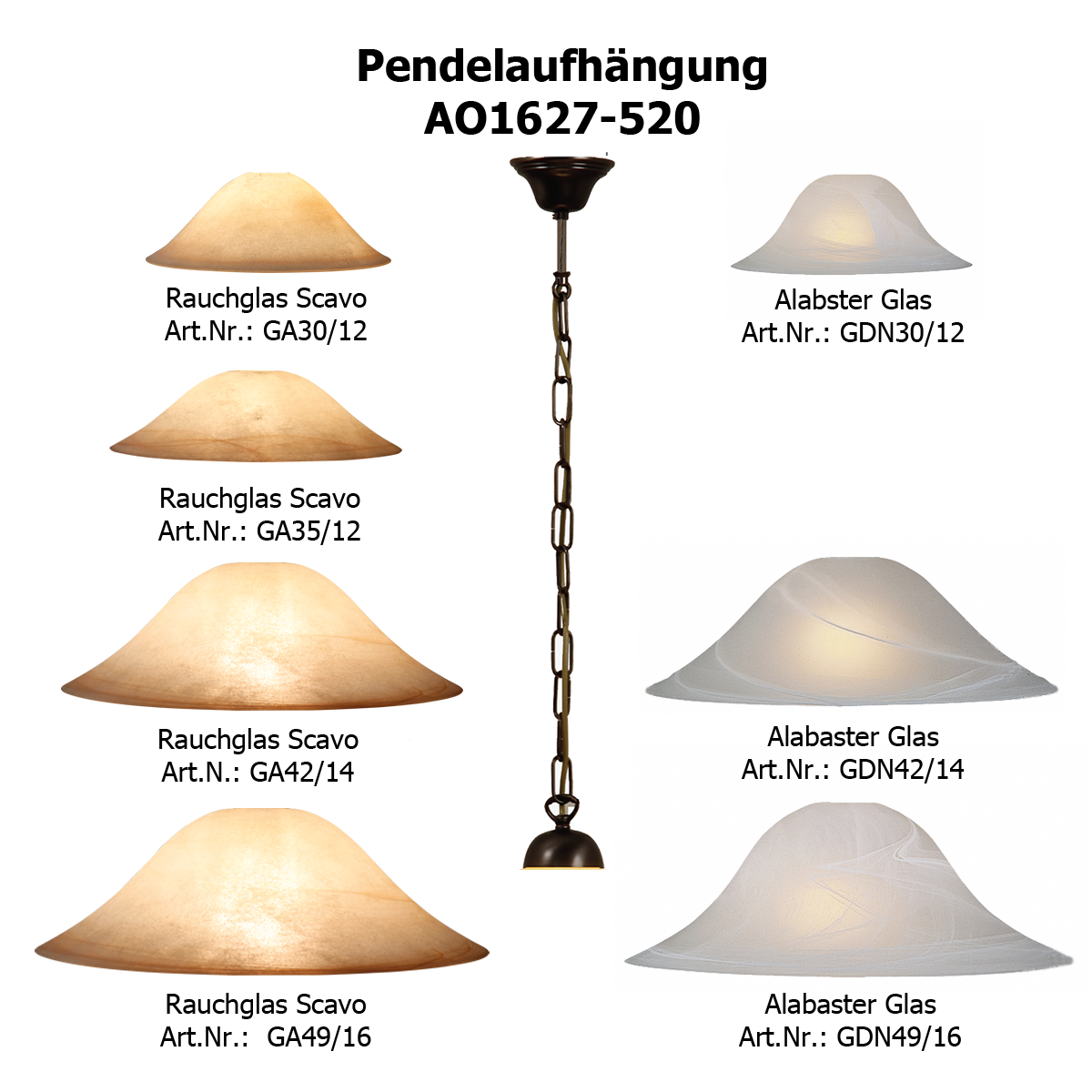Anno 1900 Ketten Pendel Messing brüniert  E27 ohne Glas