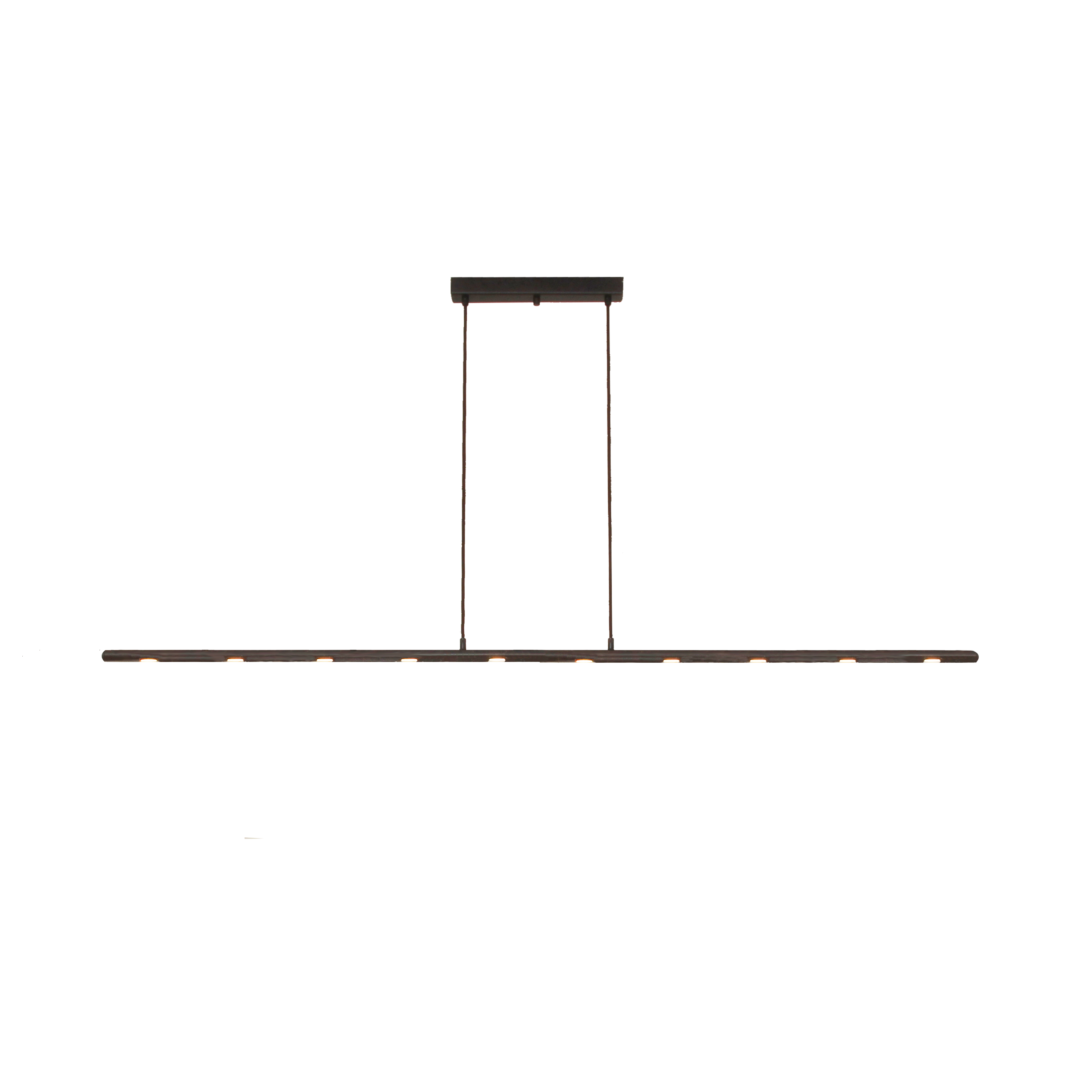 Menzel Anteo LED Hängeleuchte 160cm, braun-schwarz getönt, für Tische über 200cm Menzel Anteo LED Hängeleuchte 160cm, braun-schwarz getönt, für Tische über 200cm