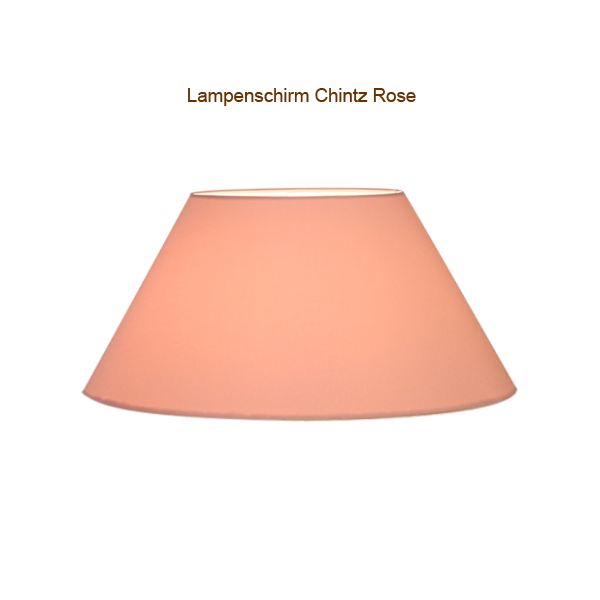 Lampenschirm konisch D=35cm Tischleuchte E27 Chintz Farbe nach Wahl