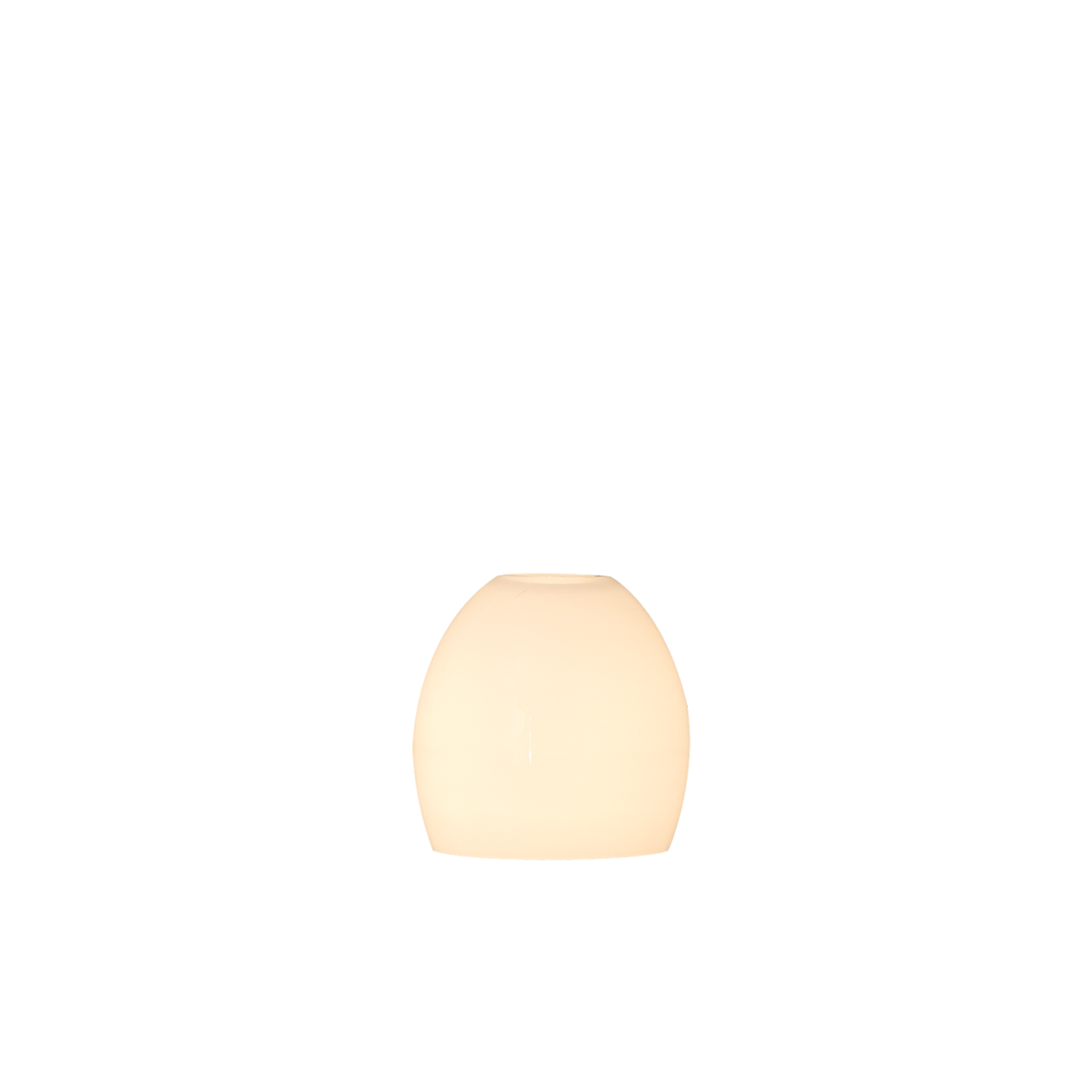 Leuchtenglas Tulpenglas E14 Opal weiß GTU8/10, D=8cm