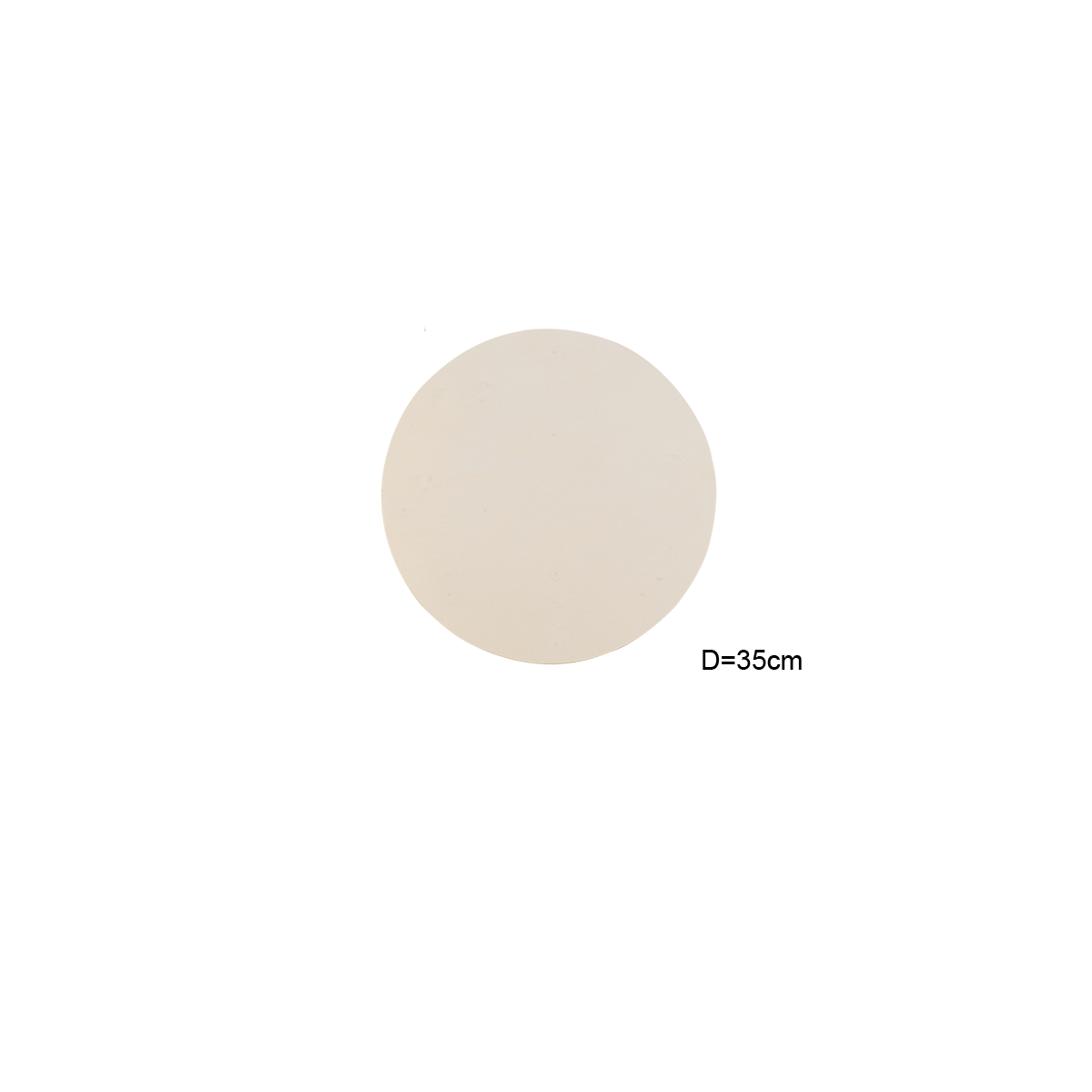 Menzel G- Baldachin Platte rund D=35cm, mit 3 Bohrungen oder nach Wahl Eisen farbig