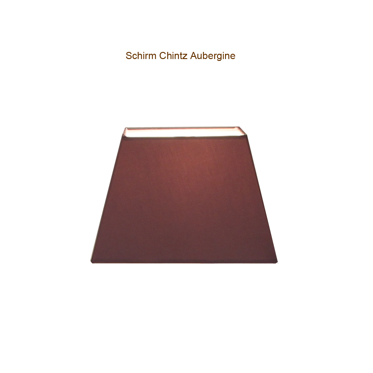 Lampenschirm Eckig Chintz für Tischleuchte 18 x18cm, H=12cm Halterung E27 Farbe nach Wahl