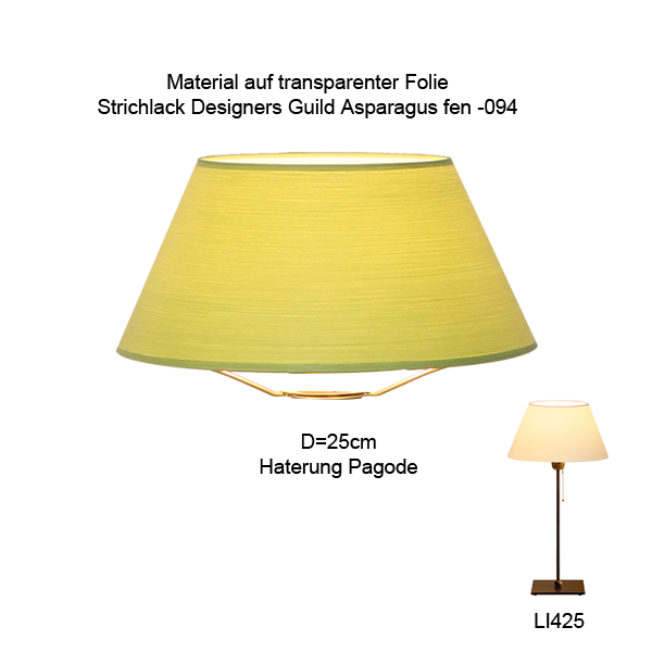 Menzel Lampenschirm konisch D=25cm Tischleuchte Wandlampe E27 Strichlack Farbe nach Wahl