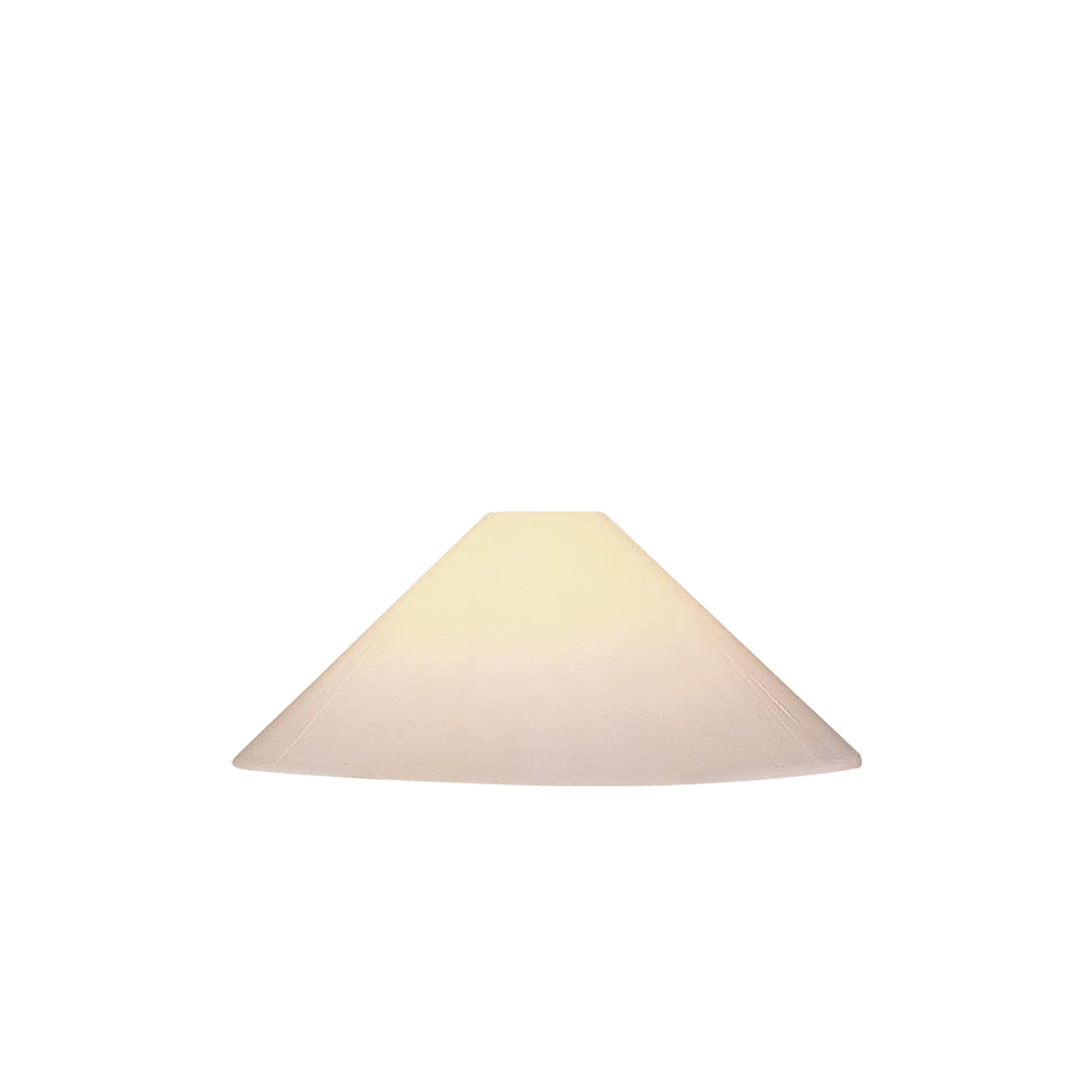 Leuchtenglas konisch D=25cm Opal weiss E27, GF25/10