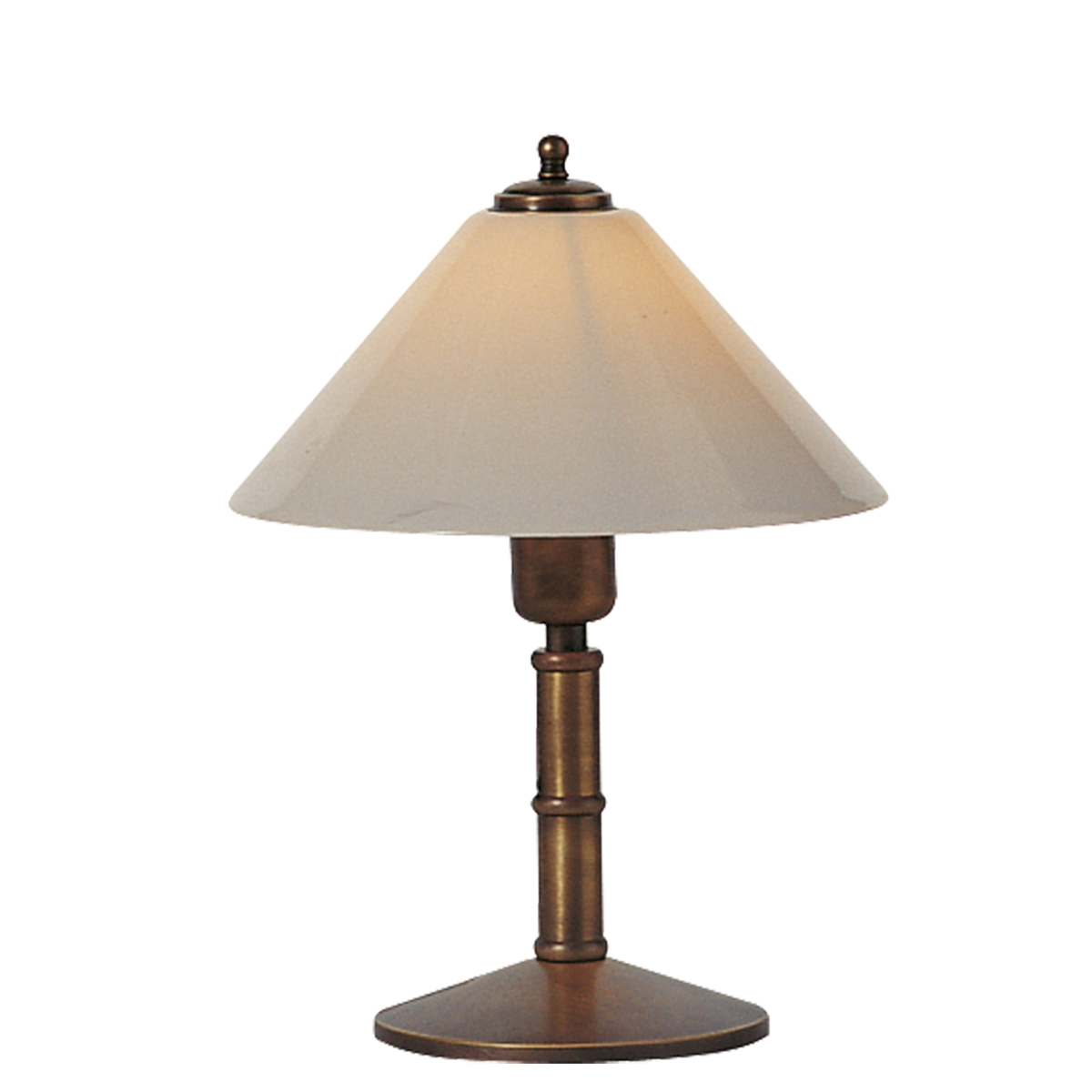 Menzel Anno 1900 Tischleuchte 30, E27  Rauchglas D=30cm, Messing oder satiniert