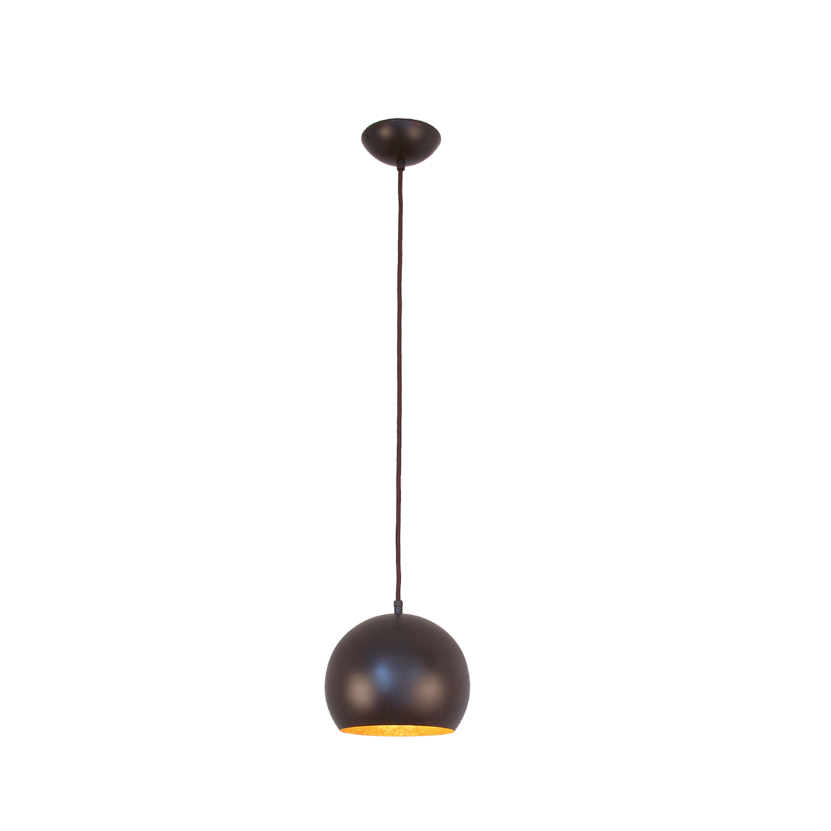 Solo Pendel Form Kugel D=15cm,1 x E27, Farb Auswahl möglich, Textilkabel