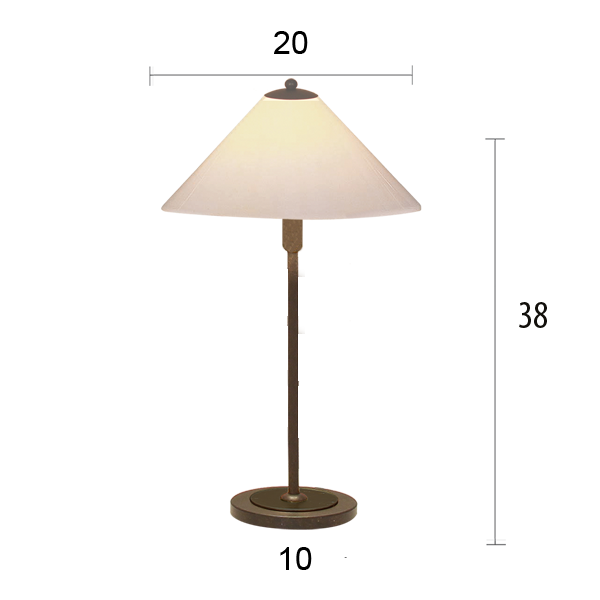 Menzel Themen Tischleuchte E14 mit Glasschirm Opal weiß D=20cm