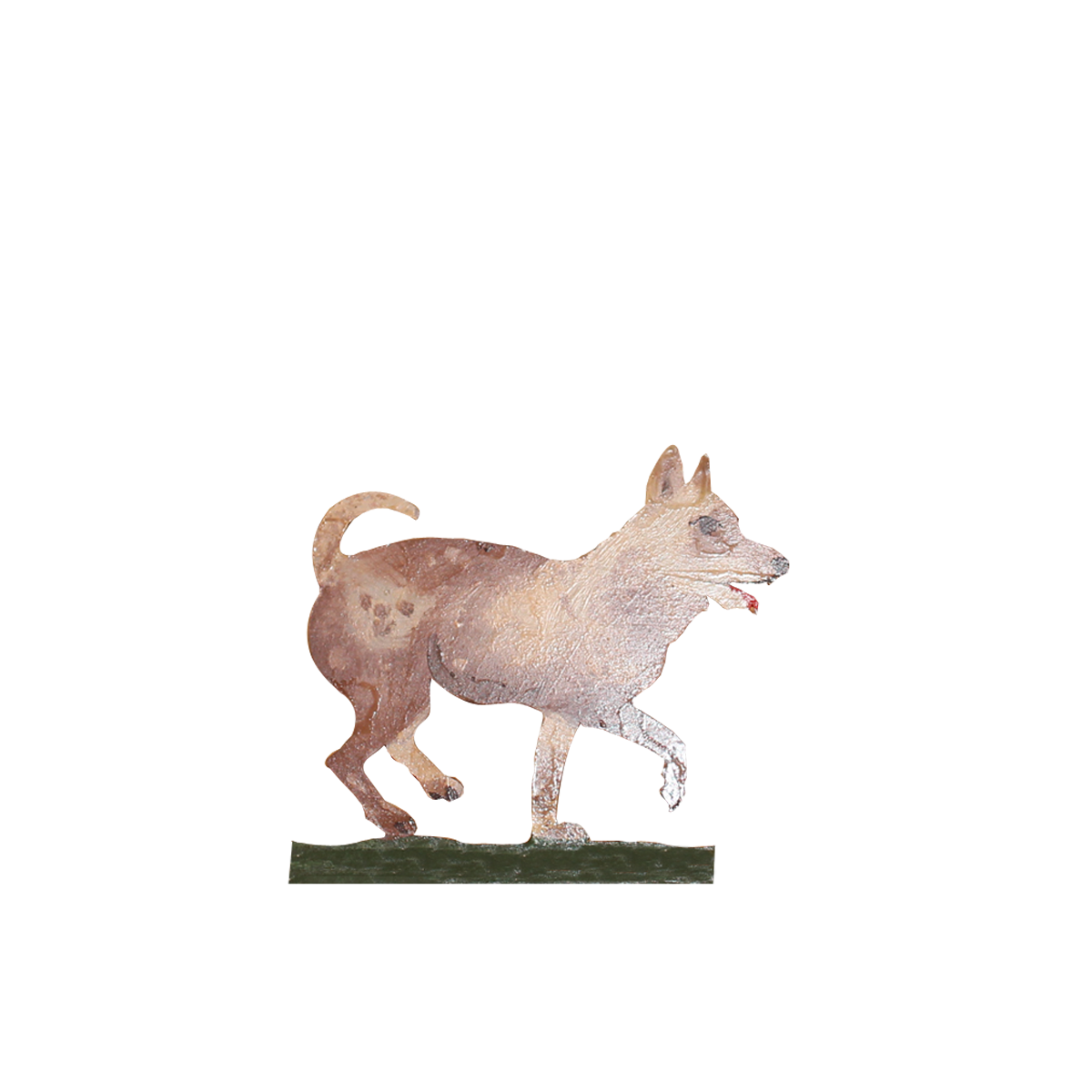 Menzel Themen Motiv Exklusiv Hund groß handbemalt H=9cm, B=10cm