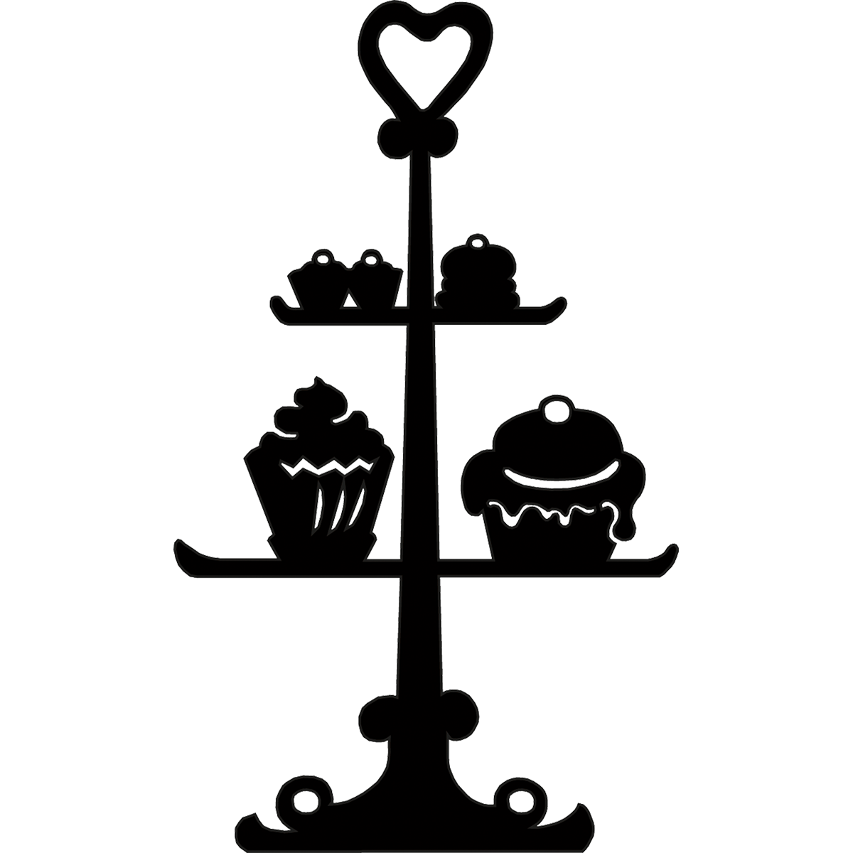 Menzel Themen Motiv TEE Etagere