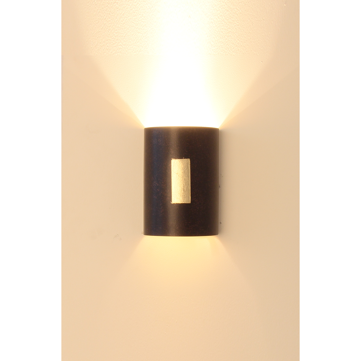 Solo Blende Wandleuchte 1 x GU10 LED up or down Eisen Farbkombination nach Wahl Fassung  für das Landhaus
