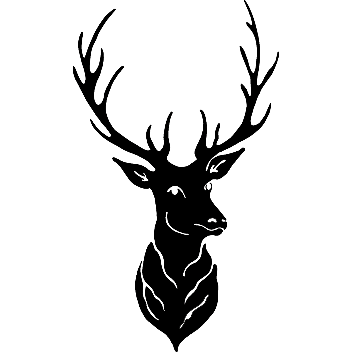 Menzel Themen Motiv nur mit Magnethalter Jagd HIRSCHKOPF