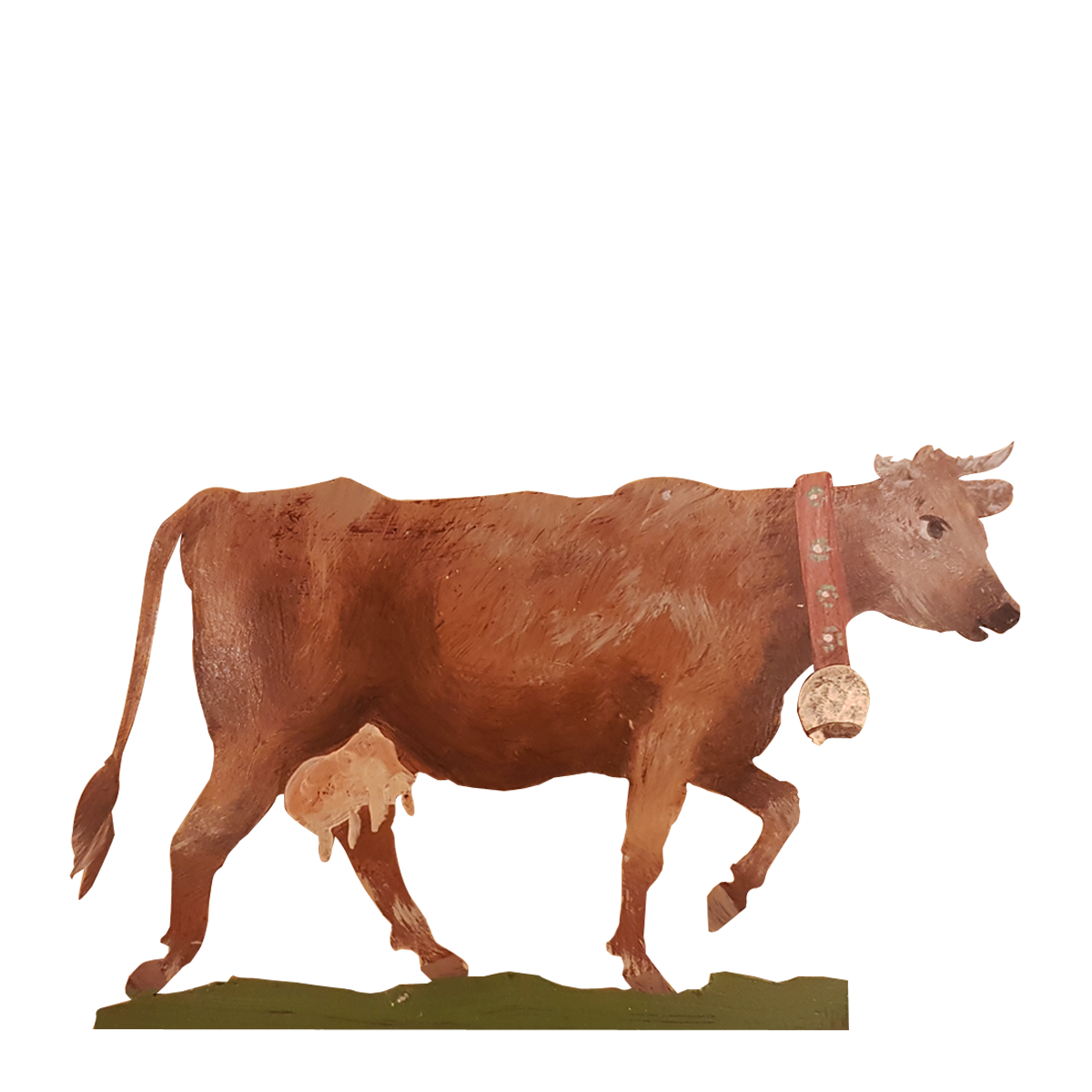 Menzel Themen Motiv Exklusiv Kuh groß handbemalt in Österreich H=20cm, B=20cm