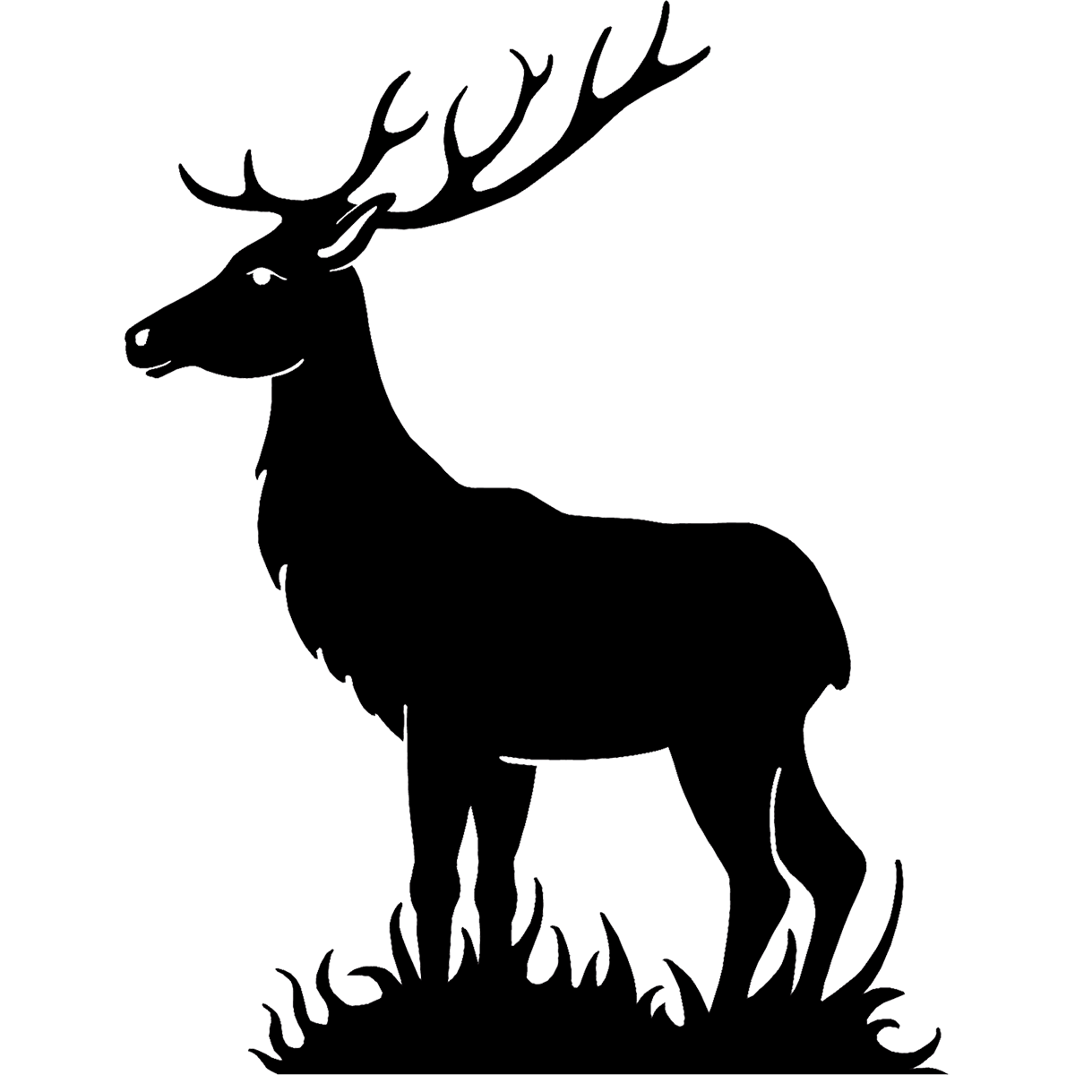 Menzel Themen Motiv Jagd HIRSCH stehend