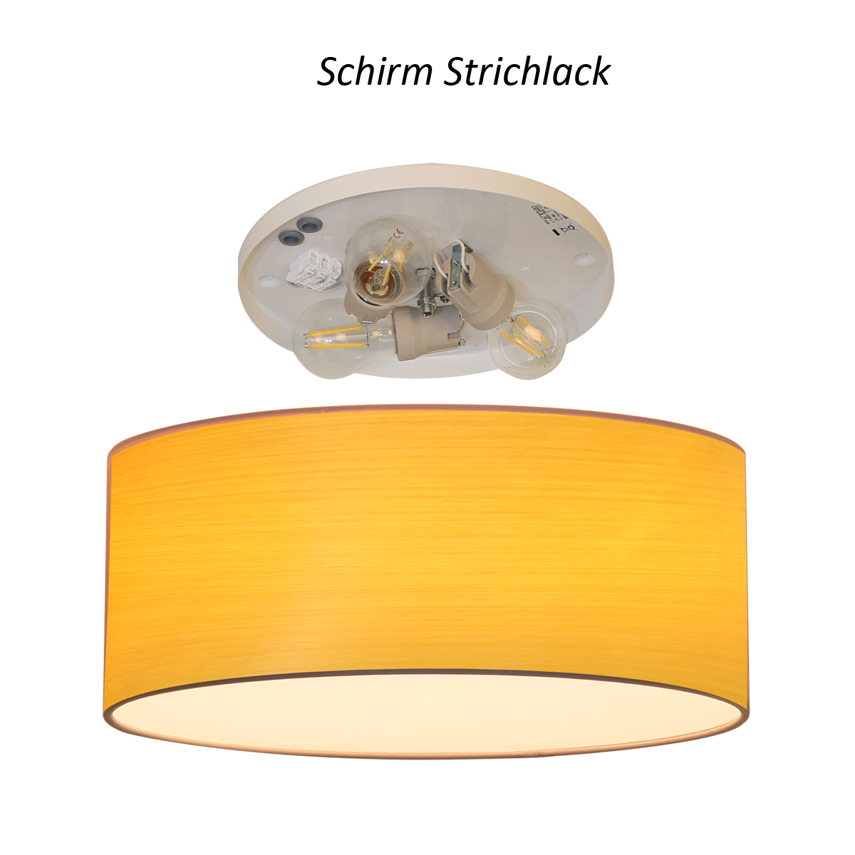 Menzel Flair Deckenleuchte D= 43cm Strichlack Schirm Farbe nach Wahl und Diffusor für das Landhaus Menzel Flair Deckenleuchte D= 43cm Strichlack Schirm Farbe nach Wahl und Diffusor für das Landhaus