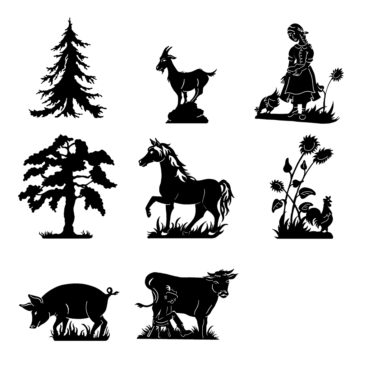 Menzel Themen Motivgruppe Bauernhof A8: Bauernhof Motive sortiert für Magnetleiste