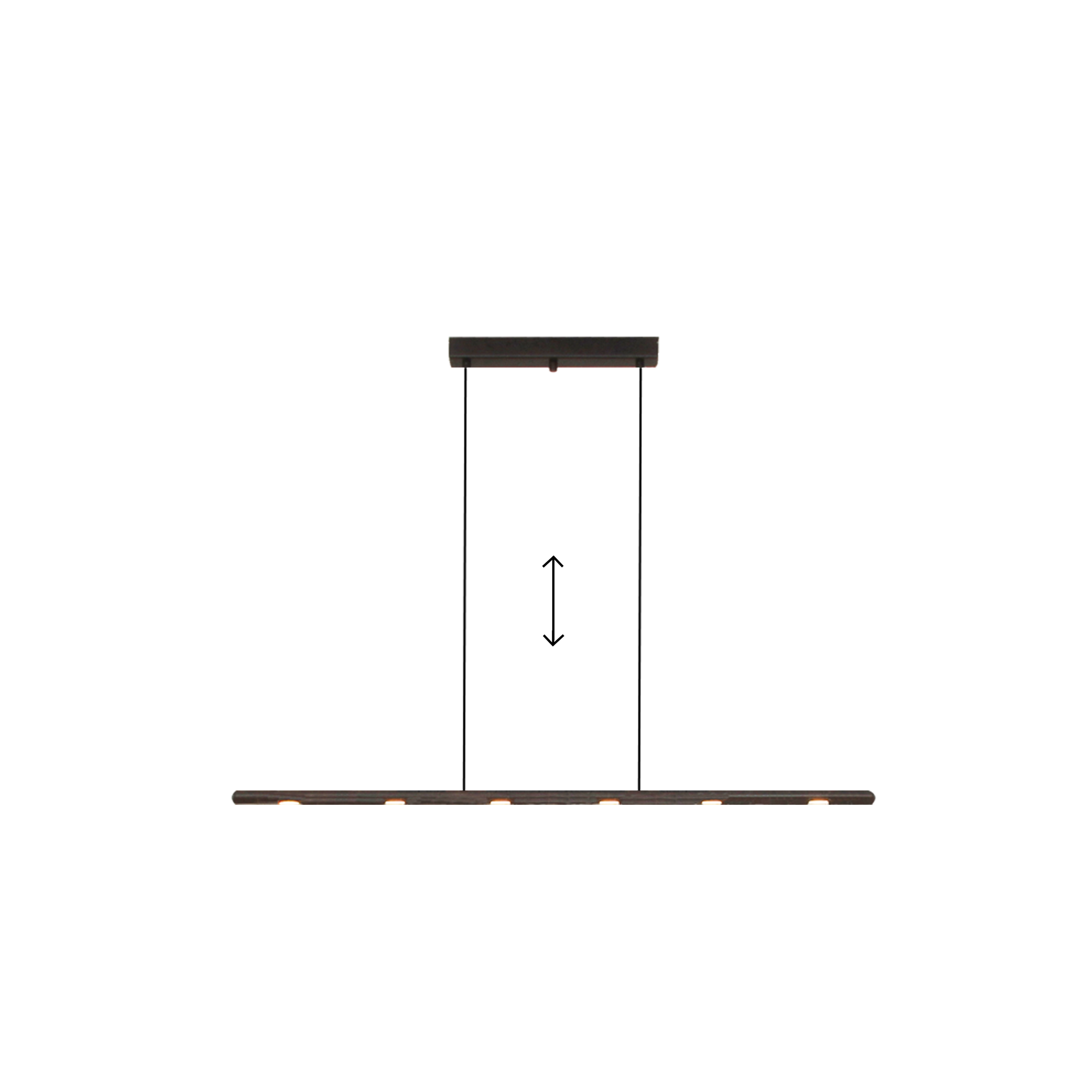 Menzel Anteo Balken LED  95cm, Höhe einstellbar, Oberfläche nach Wahl Menzel Anteo Balken LED  95cm, Höhe einstellbar, Oberfläche nach Wahl