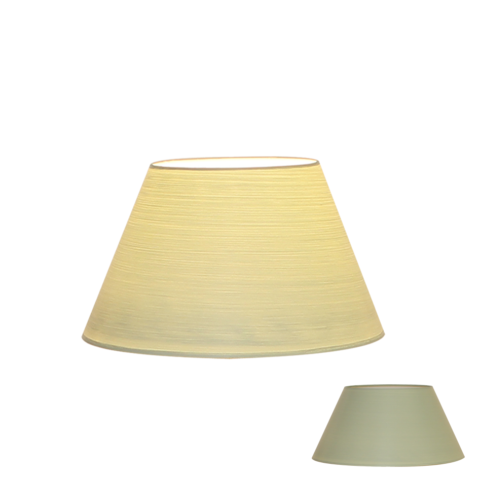 Lampenschirm konisch  für Aptierung D=40cm, Halterung oben Loch 12mm Tischleuchte Strichlack Farbe nach Wahl