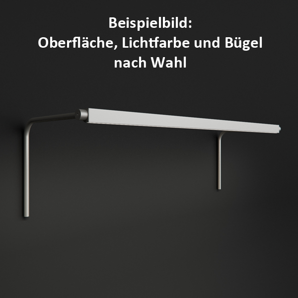 Betec Bilderleuchte Angulus, Länge 750mm, Oberfläche, Lichtfarbe und Bügeltyp zur Auswahl Betec Bilderleuchte Angulus, Länge 750mm, Oberfläche, Lichtfarbe und Bügeltyp zur Auswahl
