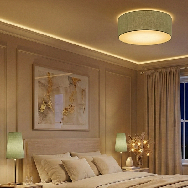 Menzel Flair Tonne Leinen 43, Farbe Honest Grün-036