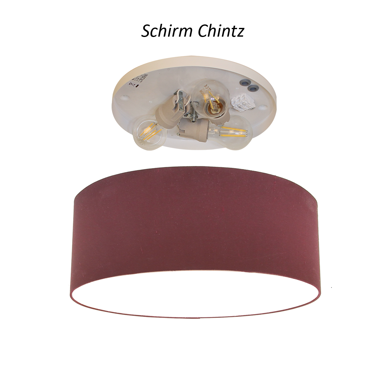 Menzel Flair Deckenleuchte D= 35cm Chintz Schirm Farbe nach Wahl und Diffusor für das Chalet Menzel Flair Deckenleuchte D= 35cm Chintz Schirm Farbe nach Wahl und Diffusor für das Chalet