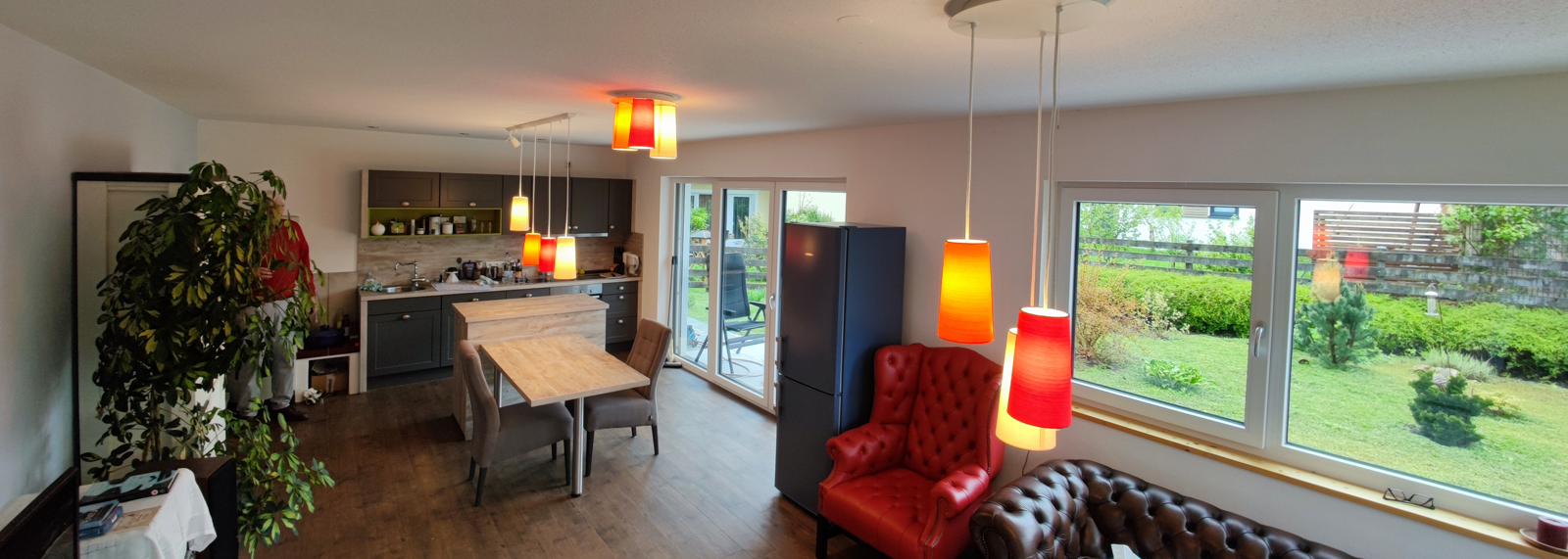 Tolle Farbkombination, weiches angenehmes Licht