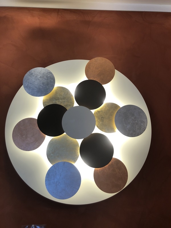 Deckenleuchte, NUVOLA, 70cm Durchmesser, Multicolor,