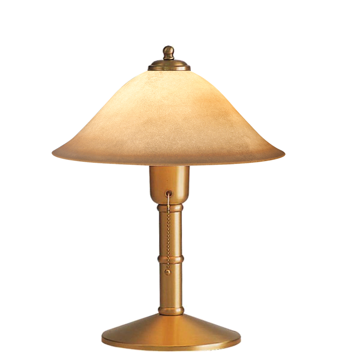 Anno 1900 Tischleuchte 30 Messing brüniert oder satiniert mit Lampenschirm in Rauchglas Scavo