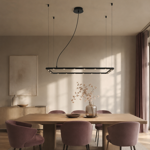 Menzel Rechteck LED Leuchte 30 x 100cm,16 x LED-TW, Farbe nach Wahl