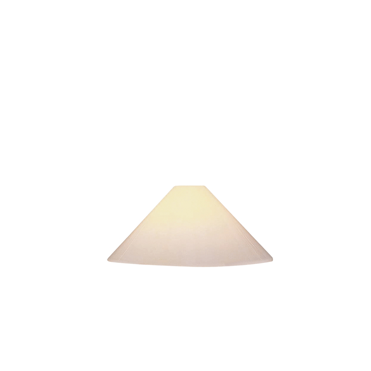 Leuchtenglas konisch Opal weiss D=20cm, GF20/10