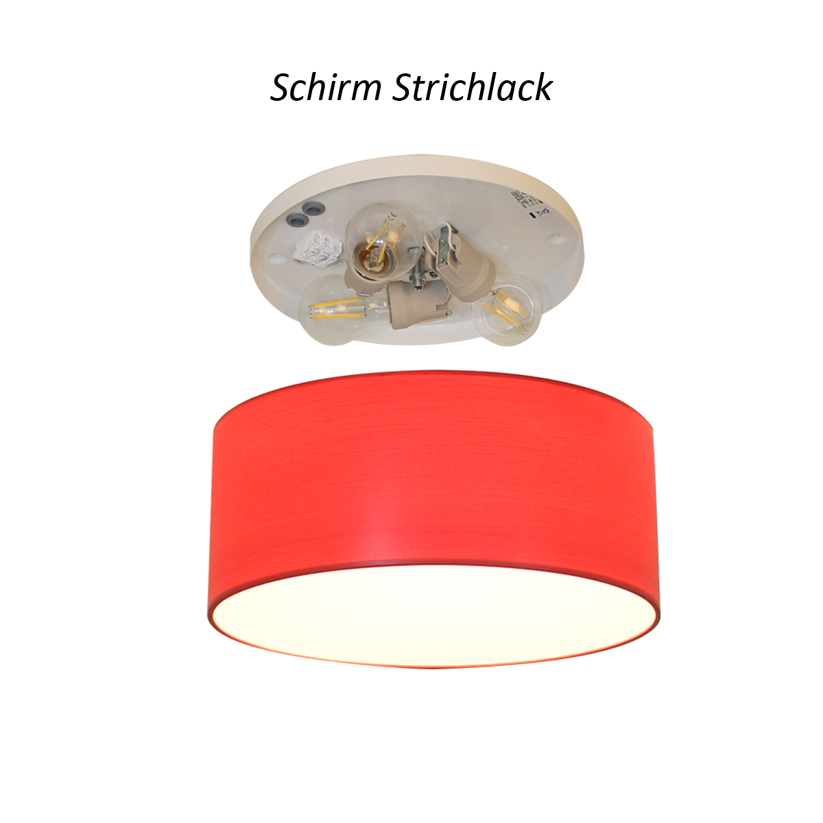 Menzel Flair Deckenleuchte D= 35cm Strichlack Schirm Farbe nach Wahl und Diffusor für das Landhaus Menzel Flair Deckenleuchte D= 35cm Strichlack Schirm Farbe nach Wahl und Diffusor für das Landhaus