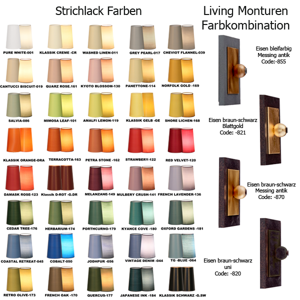 Living 7301 Oberflächen Strichlack Konfiguration