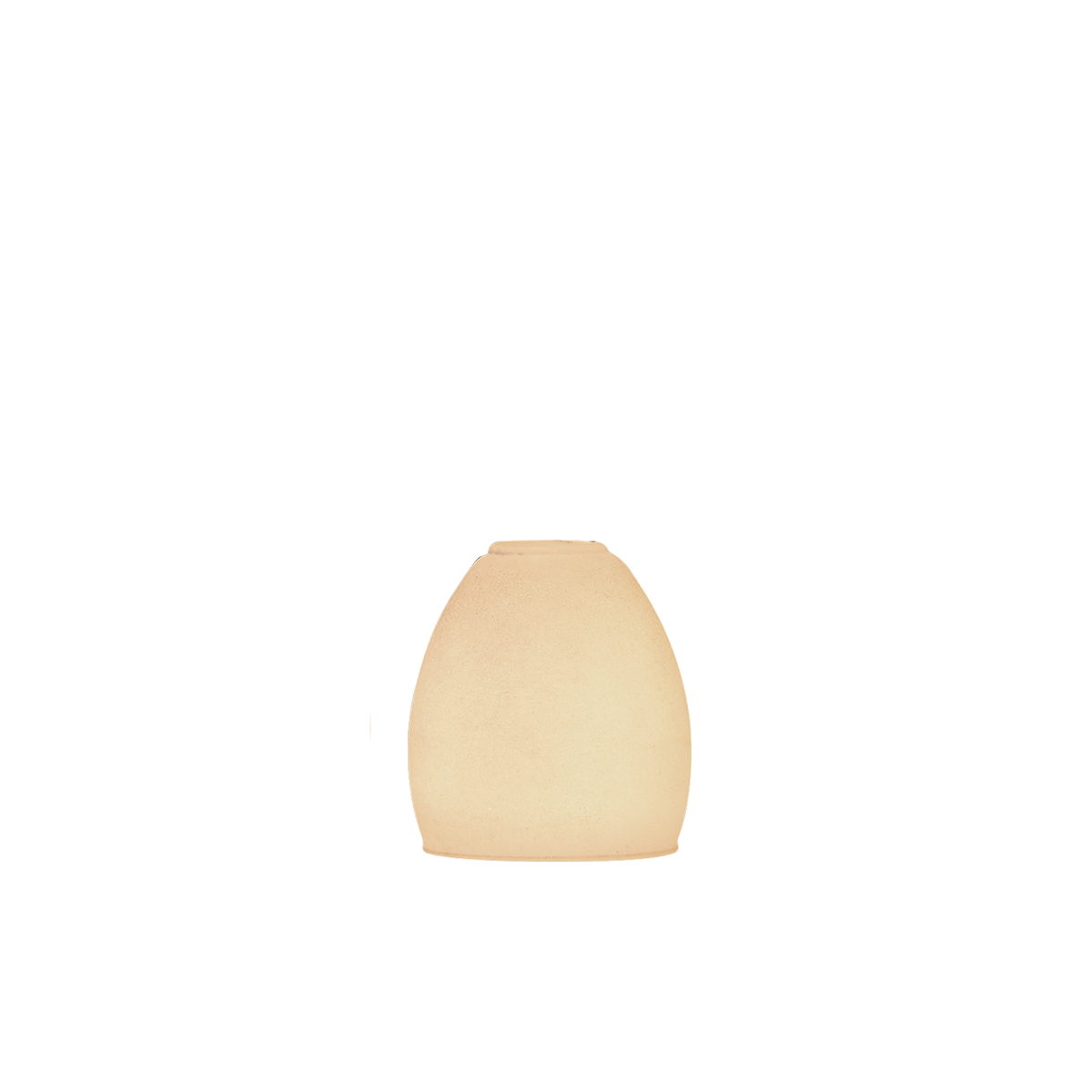 Leuchtenglas Tulpenglas E14 Scavo uni, GTS8/10, D=8cm